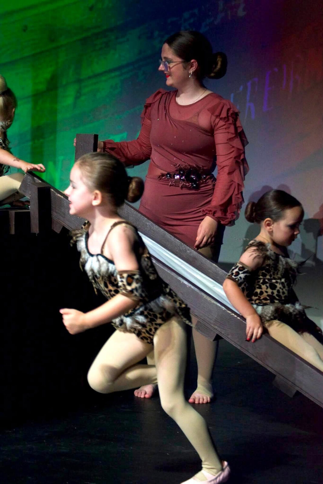 On Stage dancers together